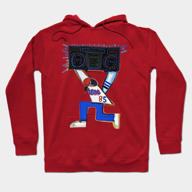 Boom Box Hoodie by SPINADELIC